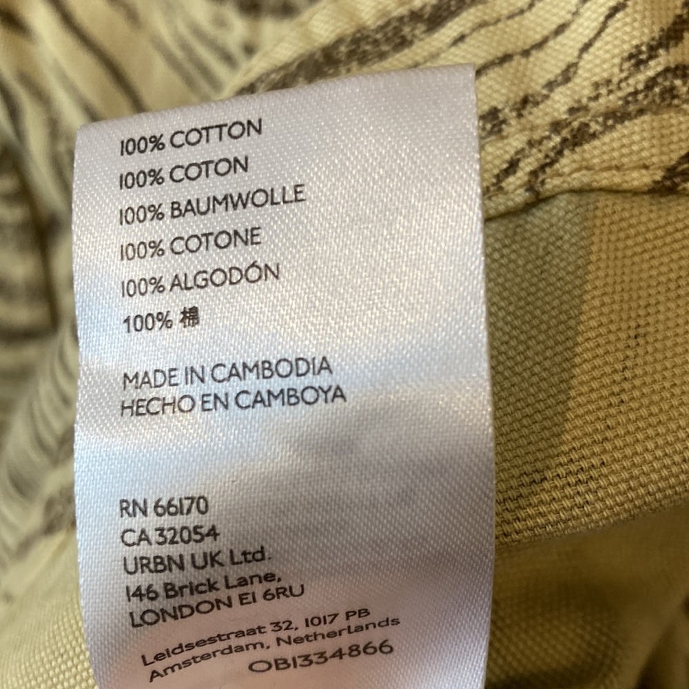 Anthropologie Pilcro Lightweight Zebra Striped Shirt Jacket 100% cotton Sz med - Picture 8 of 14